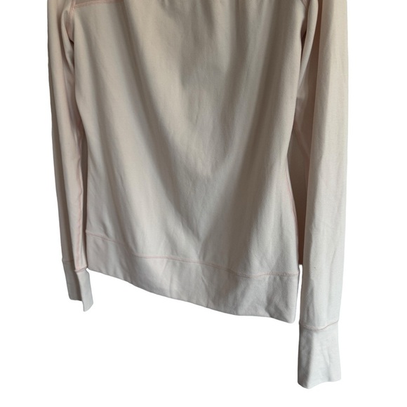 Lululemon Just Breathe Long Sleeve, Heathered Parfait Pink, Size 6 - Picture 10 of 12